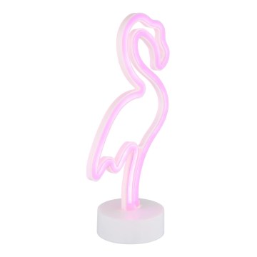 Globo - LED Neon Tischdekoration LED/2W/3xAA Flamingo