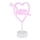 Globo - LED Neon Tischdekoration LED/2W/3xAA Herz