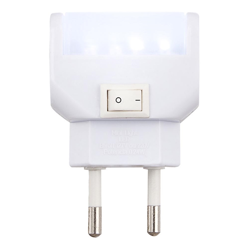 Globo - LED Orientierungslicht-Schalter mit LED 4xLED/ 0,24 W/13V