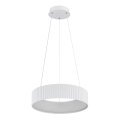 Globo - LED-Pendelleuchte an Kabel LED/45W/230V 2700/4000/6000K Ø 46 cm weiß