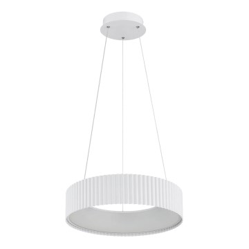 Globo - LED-Pendelleuchte an Kabel LED/45W/230V 2700/4000/6000K Ø 46 cm weiß