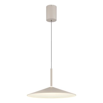 Globo - LED-Pendelleuchte an Stahlseil LED/18W/230V 4000K beige