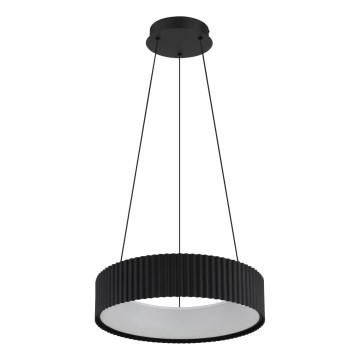 Globo - LED-Pendelleuchte an Stahlseil LED/45W/230V 2700/4000/6000K Ø 46 cm schwarz