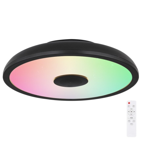 Globo - LED RGBW Dimmbare Badezimmerleuchte mit Lautsprecher LED/18W/230V IP44 + Fernbedienung