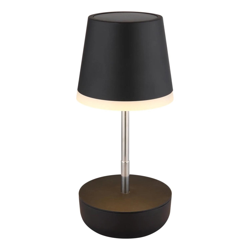 Globo - LED-Solarleuchte 10xLED/0,06W/3V IP44 schwarz