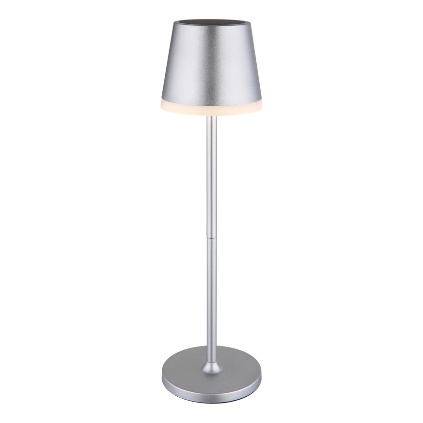 Globo - LED-Solarleuchte LED/0,6W/3V 3000K IP44 1200 mAh matt Chrom