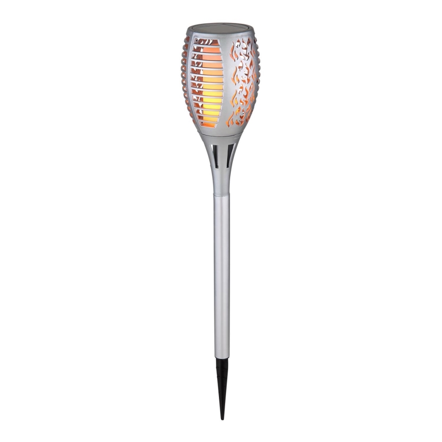 Globo - LED-Solarleuchte LED/3,6W/3V 1800K IP44 glänzendes Chrom