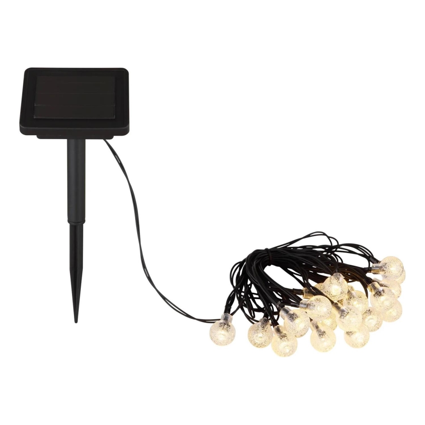 Globo - LED-Solarlichterkette 20xLED/0,06W/3,2V 285 cm IP44 600 mAh