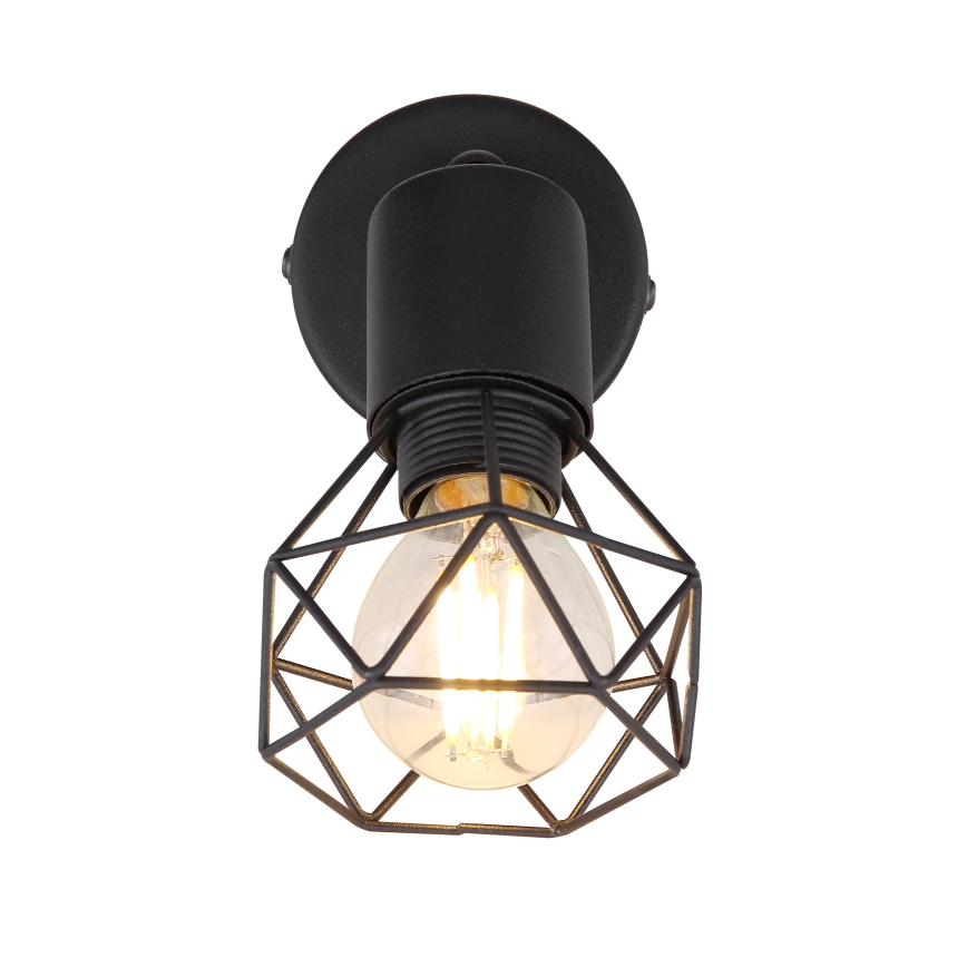 Globo - LED-Wandstrahler 1xE14/6W/230V schwarz