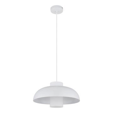 Globo - Pendelleuchte an Kabel 1xE27/60W/230V weiß
