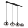 Globo - Pendelleuchte an Kabel 4xE27/40W/230V schwarz