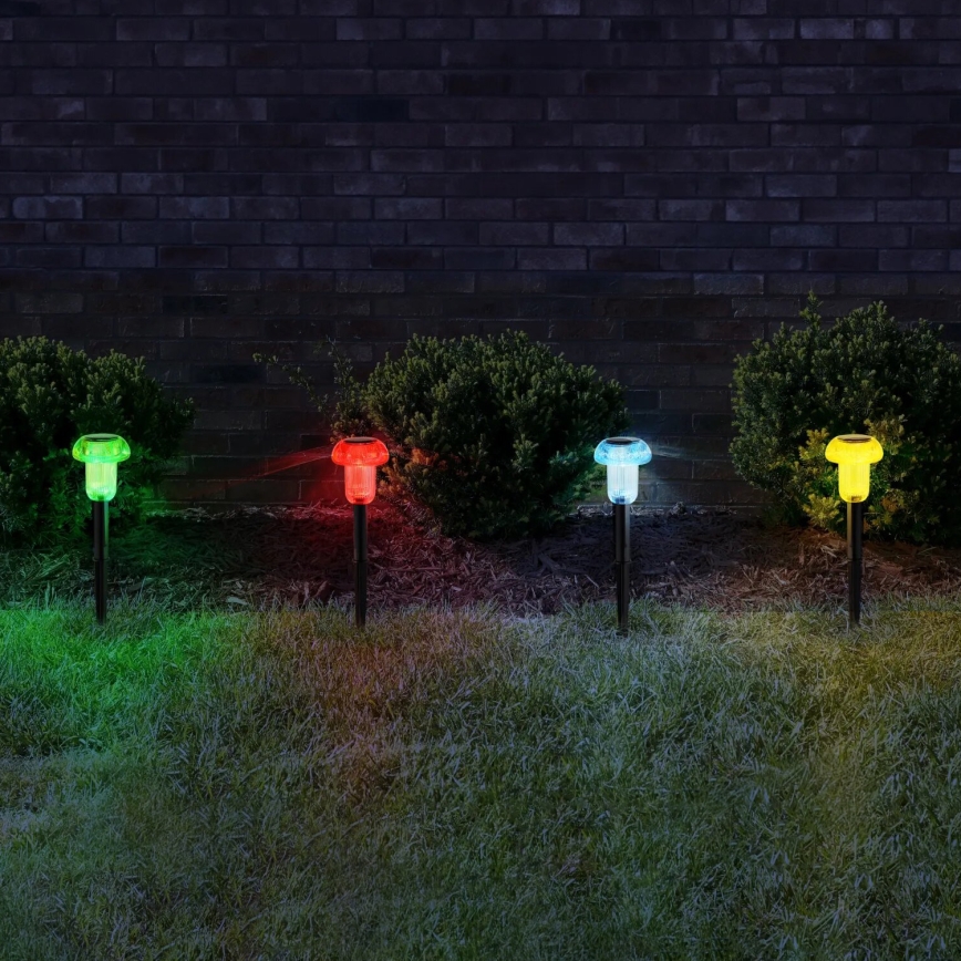 Globo - SET 4x LED-RGB-Solarleuchte LED/0,05W/3V IP44 150 mAh