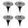 Globo - SET 4x LED-Solarleuchte LED/0,1W/3V IP44