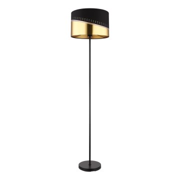 Globo - Stehleuchte 1xE27/60W/230V d 35 cm schwarz/golden