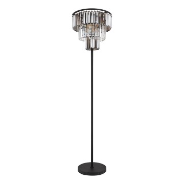 Globo - Stehleuchte 3xE27/40W/230V d 40 cm schwarz