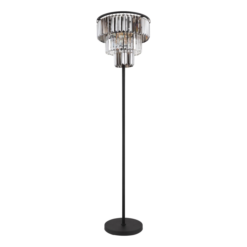 Globo - Stehleuchte 3xE27/40W/230V d 40 cm schwarz