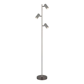 Globo - Stehleuchte 3xGU10/5W/230V grau