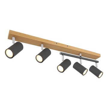 Globo - Strahler 5xGU10/35W/230V braun/schwarz