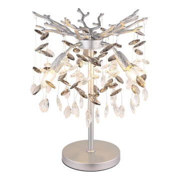 Globo - Tischlampe 3xE14/40W/230V silber