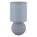 Globo - Tischleuchte 1xE14/40W/230V blau