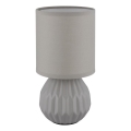 Globo - Tischleuchte 1xE14/40W/230V grau