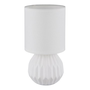 Globo - Tischleuchte 1xE14/40W/230V weiß