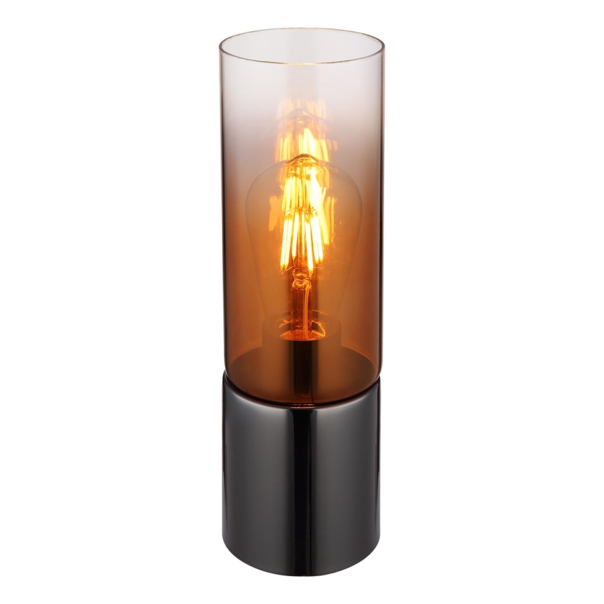 Globo - Tischleuchte 1xE27/25W/230V d 9 cm schwarz/kupfern