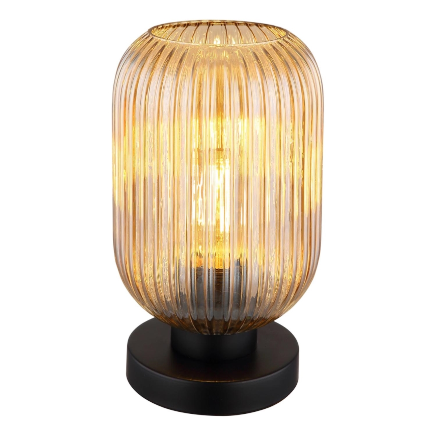 Globo - Tischleuchte 1xE27/40W/230V braun