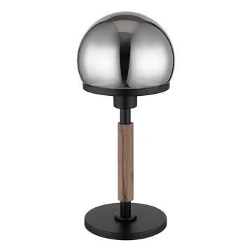 Globo - Tischleuchte 1xE27/40W/230V schwarz/braun