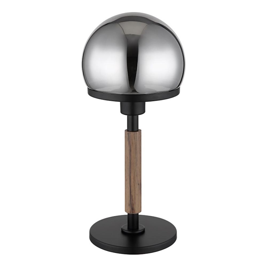 Globo - Tischleuchte 1xE27/40W/230V schwarz/braun