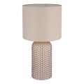 Globo - Tischleuchte 1xE27/60W/230V beige