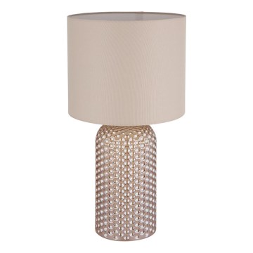 Globo - Tischleuchte 1xE27/60W/230V beige