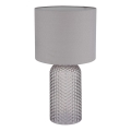 Globo - Tischleuchte 1xE27/60W/230V grau