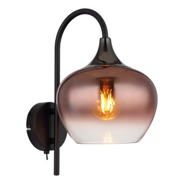 Globo - Wandleuchte 1xE27/40W/230V kupfern