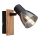 Globo - Wandleuchte Spot 1xE14/40W/230V Schwarz/Holz
