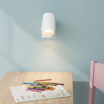 Globo - Wandleuchte Spot 1xGU10/25W/230V Weiß