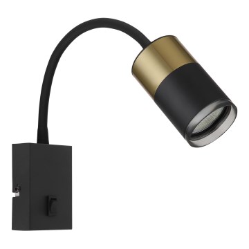 Globo - Wandstrahler 1xGU10/25W/230V schwarz/golden