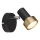 Globo - Wandstrahler 1xGU10/25W/230V schwarz/golden