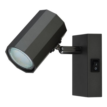Globo - Wandstrahler 1xGU10/25W/230V schwarz