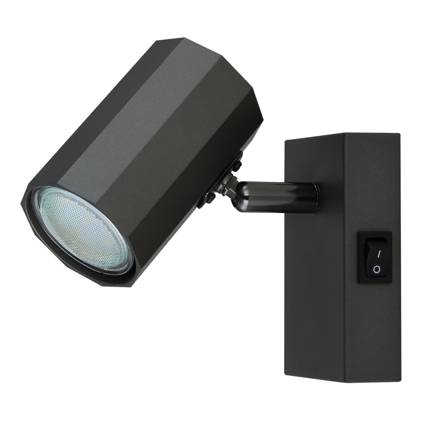 Globo - Wandstrahler 1xGU10/25W/230V schwarz