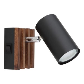 Globo - Wandstrahler 1xGU10/25W/230V schwarz