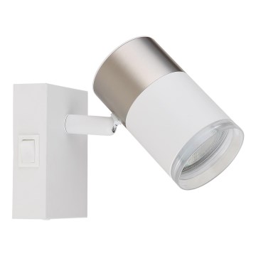 Globo - Wandstrahler 1xGU10/25W/230V weiß/matt Chrom