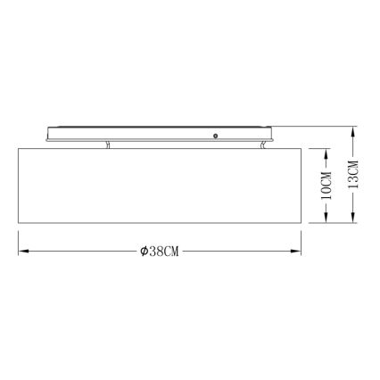 Globo - LED-Deckenleuchte LED/20W/230V