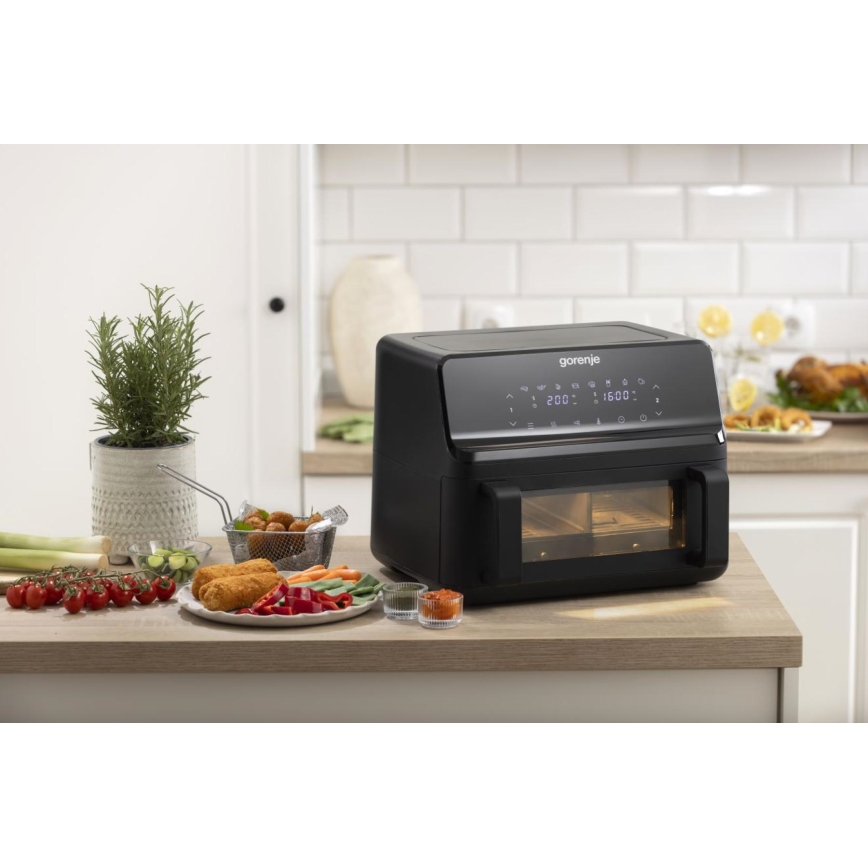 GORENJE AF2700BP - Heißluftfritteuse 9 l 2700 W/230 V schwarz