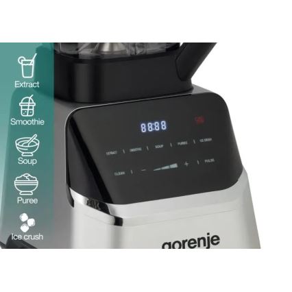 GORENJE BP1500DE - Standmixer 2 l 1500W/230V Edelstahl/Schwarz