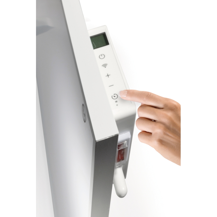 GORENJE IR540W - Smartes elektrisches Infrarot-Heizpaneel 540W mit Timer und WLAN, schwarz