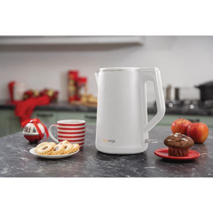 GORENJE K15DWW - Wasserkocher 1,5 l 2200W/230V weiß