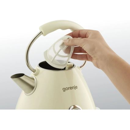 GORENJE K17CLI - Schnellkochender Wasserkocher 1,7 l 2200W/230V beige