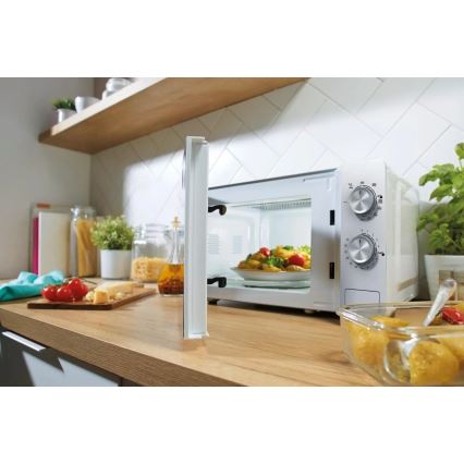 GORENJE MO20E2W - Mikrowelle mit Grill, 800 W/230 V, 20 l, weiß