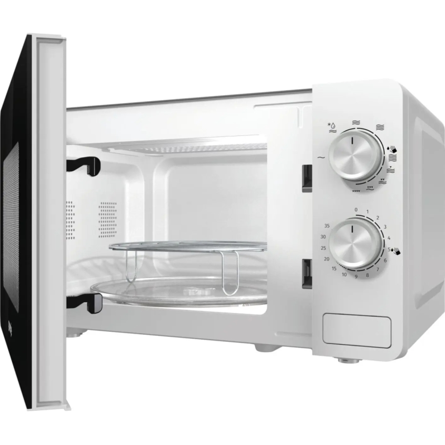 GORENJE MO20E2W - Mikrowelle mit Grill, 800 W/230 V, 20 l, weiß